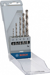 Komplet svedrov PRO Metal HSS-G Hex, 5 kosov