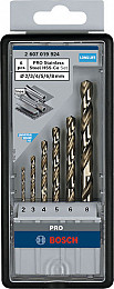 Komplet svedrov PRO Stainless Steel HSS-Co, 6 kosov