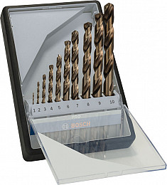 Komplet svedrov PRO Stainless Steel HSS-Co, 10 kosov