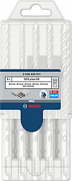 Komplet udarnih svedrov PRO SDS plus-5X, 6/6/8/8/10 mm, 5 kosov