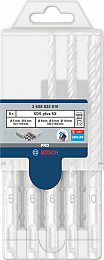 Komplet udarnih svedrov PRO SDS plus-5X, 5/6/6/8/10 mm, 5 kosov