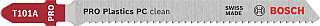 List za vbodno žago PRO Plastics PC clean T101A 100 mm, 5 kosov