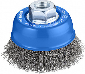 Lončasta žična ščetka PRO Metal clean, 70 x 0,3 mm, navoj