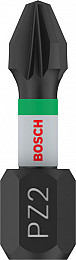 Nastavek PRO Pozidriv Impact, PZ2, 25 mm, 2 kosa
