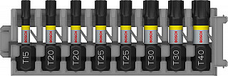 Nastavek PRO Torx Impact, T15, T20(x2), T25(x2), T30(x2), T40, 25 mm, 8 kosov