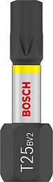 Nastavek PRO Torx Impact, T25, 25 mm, razstavno stojalo, 10 x 25 kosov