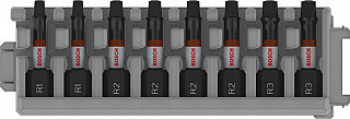 Nastavki PRO R Impact, R1 (x 2), R2 (x 4), R3 (x 2), 55 mm, 8 kosov