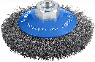 Poševna ščetka PRO Metal clean, 100 x 0,3 mm, navoj