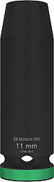PRO Impact Socket, 1/2 palca, 11 mm, globok