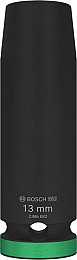 PRO Impact Socket, 1/2 palca, 13 mm, globok