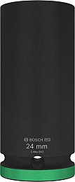 PRO Impact Socket, 1/2 palca, 24 mm, globok