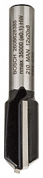 Ravni rezkar, 8 mm, D1 12 mm, L 19,6 mm, G 51 mm