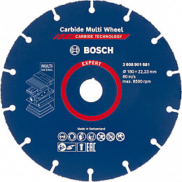 Rezalna plošča EXPERT Carbide Multi Wheel, 180 mm, 22,23 mm