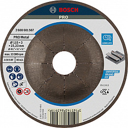 Rezalna plošča PRO Metal, 115 x 3 x 22,23 mm