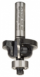 Rezkar za oblikovanje robov B, 8 mm, R1 4 mm, B 8 mm, L 12,4 mm, G 54 mm