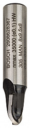 Rezkar za okrogle žlebove, 8 mm, R1 4 mm, D 8 mm, L 9,2 mm, G 40 mm