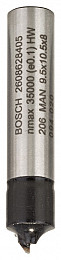 Rezkar za zaoblitev z robom, 8 mm, R1 3,2 mm, D 9,5 mm, L 10,2 mm, G 41 mm