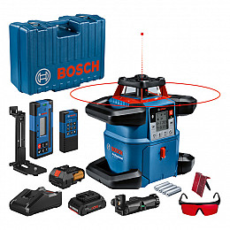 Rotacijski laser BOSCH GRL 600 CHV + Laserski sprejemnik LR 60 + 1 x akumulatorska baterija ProCORE18V