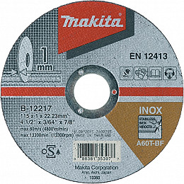 Tanka rezalna plošča za inox 115 x 1 mm