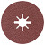1-delne vlaknene brusilne plošče X-LOCK, Ø 115 mm, G 36, R444, Expert for Metal
