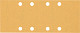 10-delni komplet brusnih papirjev z 8 luknjami EXPERT C470 za vibracijske brusilnike, 93 x 230 mm, G 100