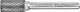 Rotorezkar SA 10x20x6mm, standardni rez