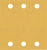 EXPERT C470 brusni papir s 6 luknjami za vibracijske brusilnike, 115 x 107 mm, G 180, 10 kosov