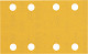 EXPERT C470 brusni papir z 8 luknjami za vibracijske brusilnike, 80 x 133 mm, G 240, 10 kosov
