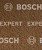 EXPERT N880 blazinica iz flisa za ročno brušenje, 115 x 140 mm, groba A, 2 kosa
