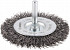 Kolutna ščetka PRO Metal clean, ravno vpenjalno steblo, 75 x 0,3 mm
