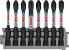 Komplet vijačnih nastavkov PRO Impact, PH1, PH2 (x 2), PH3, PZ1, PZ2 (x 2), PZ3, 55 mm, 8 kosov