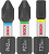 Komplet vijačnih nastavkov PRO Impact, PH2 (x 5), PZ2 (x 5), T20 (x 5), T25 (x 5), T30 (x 5), 25 mm, razstavno stojalo, 10 x 25 kosov