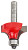 Rezkar za zaoblitev Expert for Wood, 8 mm, D 31,75 mm, R1 9,5 mm, L 18 mm, G 60 mm