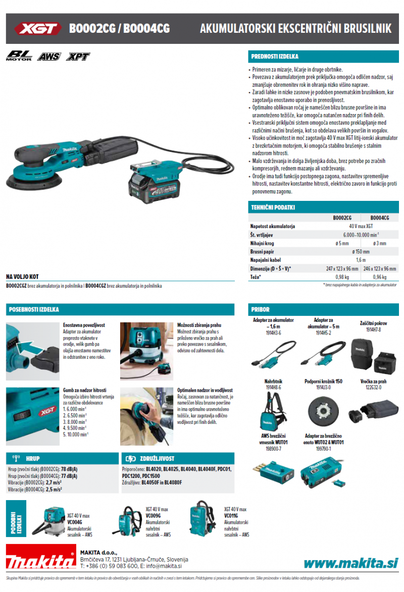 Novosti MAKITA 1/2024