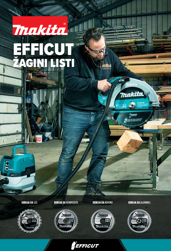 NOVOSTI - MAKITA EFFICUT žagini listi 2025
