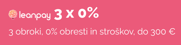 Leanpay 3 x 0% - 3 obroki brez obresti in stroškov do 300 €